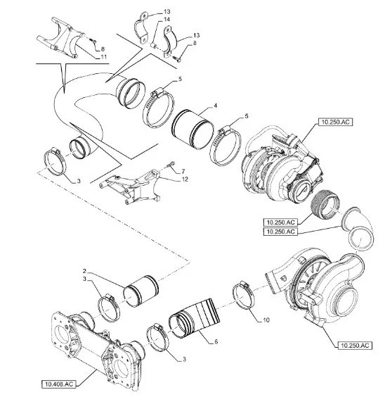 5801490929 - патрубок